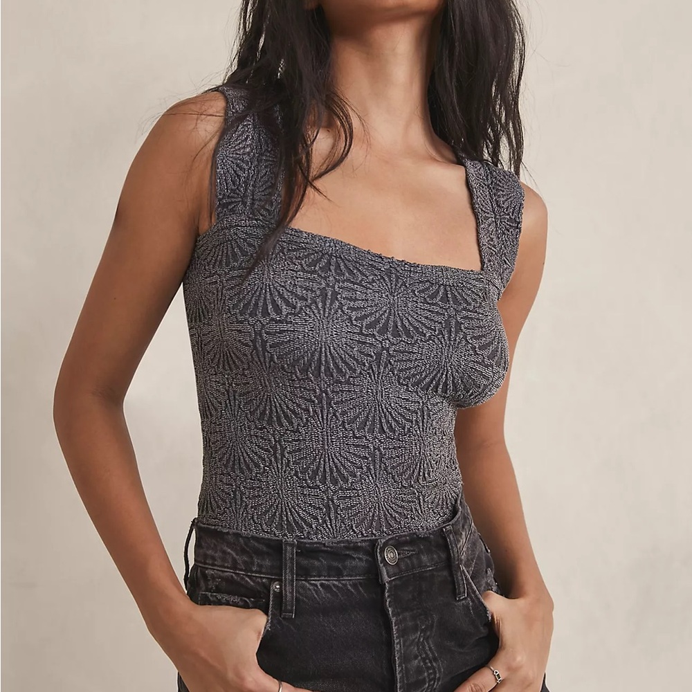 Free People Love Letter Cami in Black